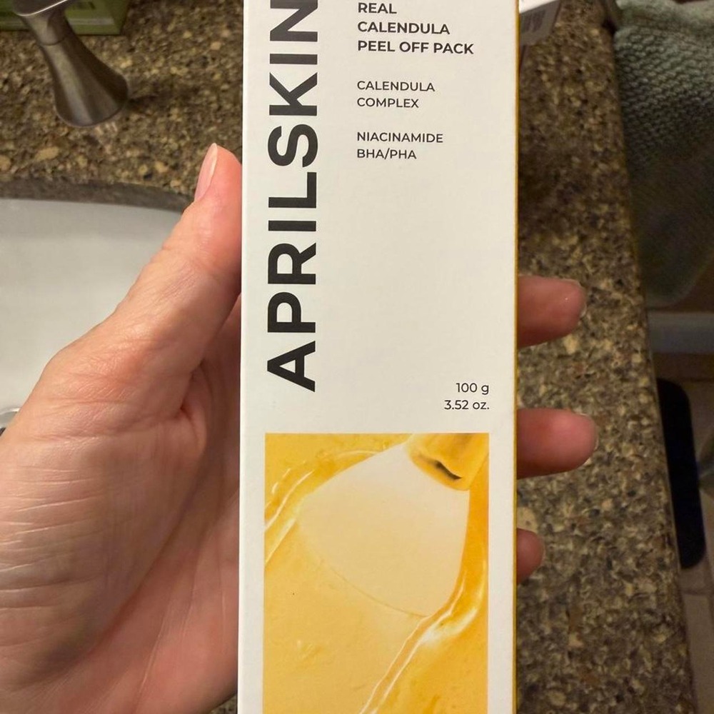 Aprilskin Real Calendula Peel Off Pack Mask 100g Niacinamide BHA PHA New